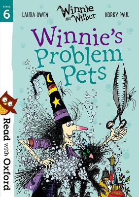 Cover: Read with Oxford: Stage 6: Winnie and Wilbur: Winnie's Problem Pets