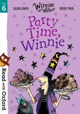 Cover: Read with Oxford: Stage 6: Winnie and Wilbur: Party Time, Winnie
