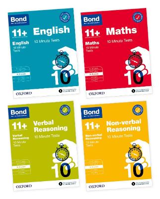 Image of Bond 11+ 10 Minute Tests 9-10 years Bundle