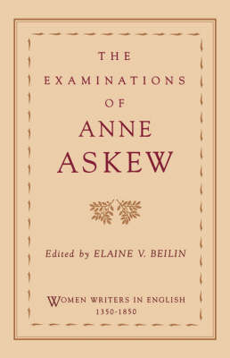 Image of The Examinations of Anne Askew