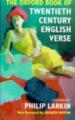 Cover: The Oxford Book of Twentieth Century English Verse