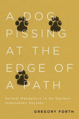 Image of A Dog Pissing at the Edge of a Path