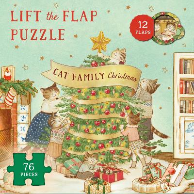 Cover: Cat Family Christmas Lift-the-Flap Puzzle: Volume 2