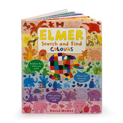 Cover: Elmer Search and Find Colours