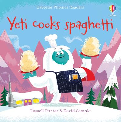Image of Yeti cooks spaghetti