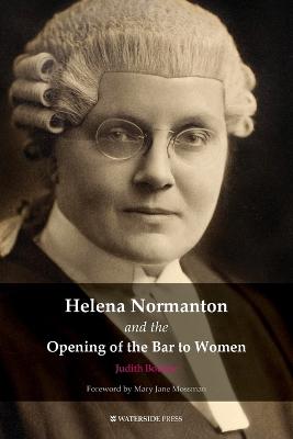 Cover: Helena Normanton and the Opening of the Bar to Women